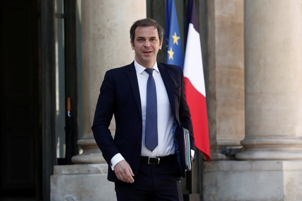 Le porte-parole du gouvernement francais olivier veran