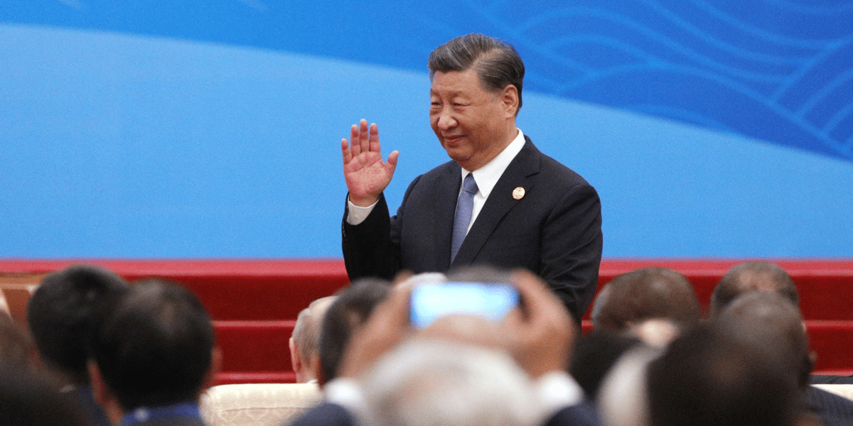 Le president chinois xi jinping a pekin, en chine