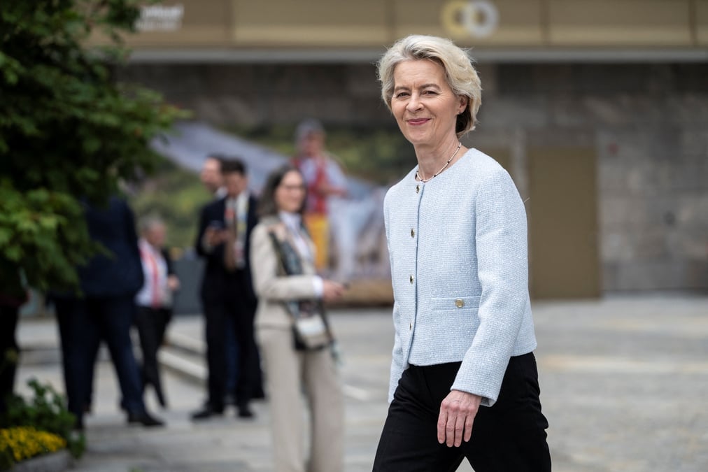 La presidente de la commission europeenne ursula von der leyen