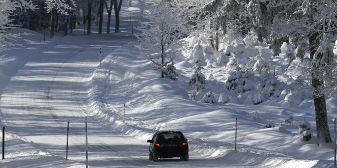 France: circulation perturbee par la neige dans le sud-est