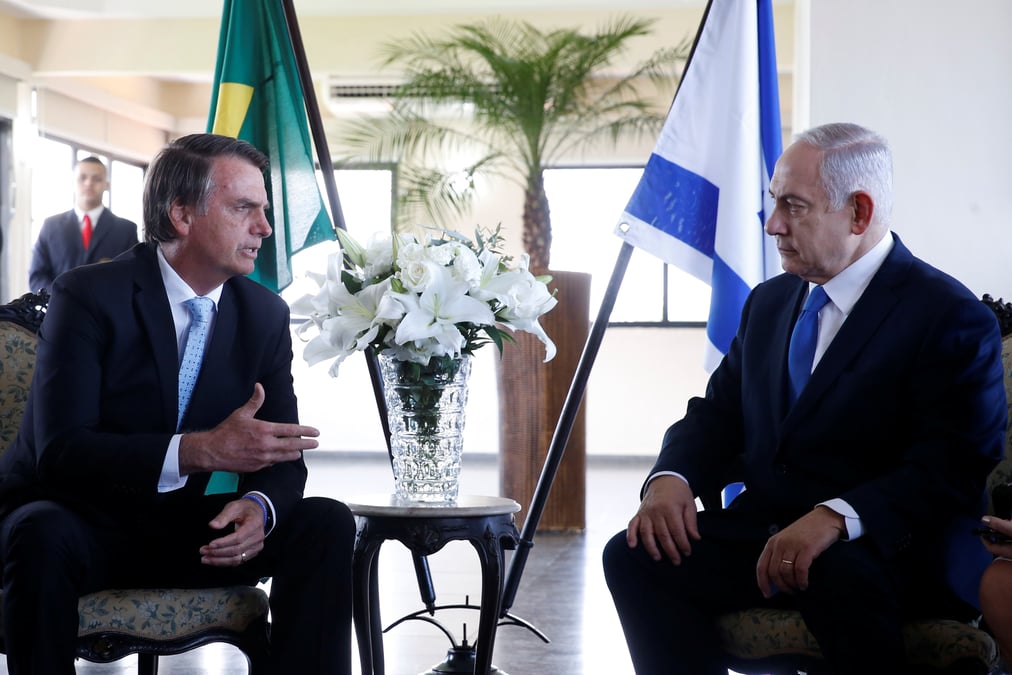 Bolsonaro voit netanyahu, ne dit rien sur l'ambassade du bresil