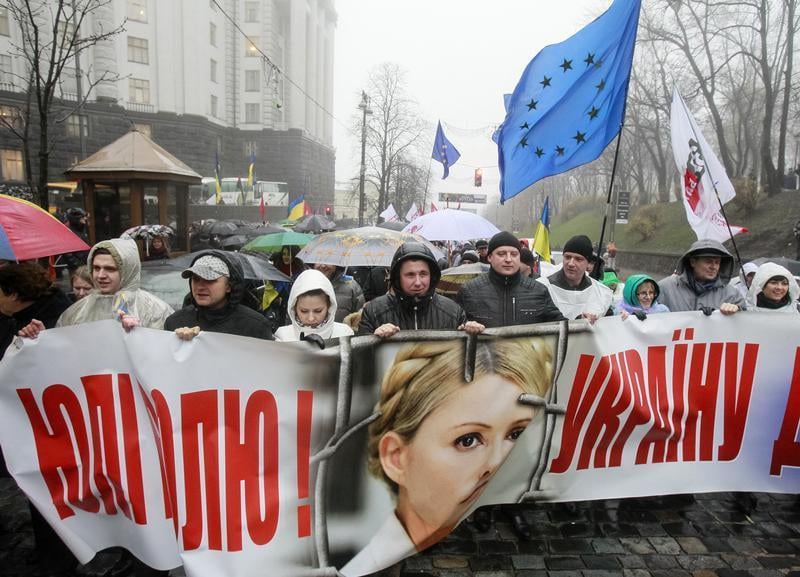 Timochenko en grève de la faim pour soutenir les pro-Europe