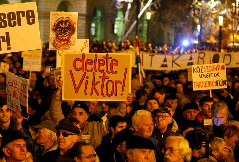Nouvelle manifestation anti-Orban à Budapest