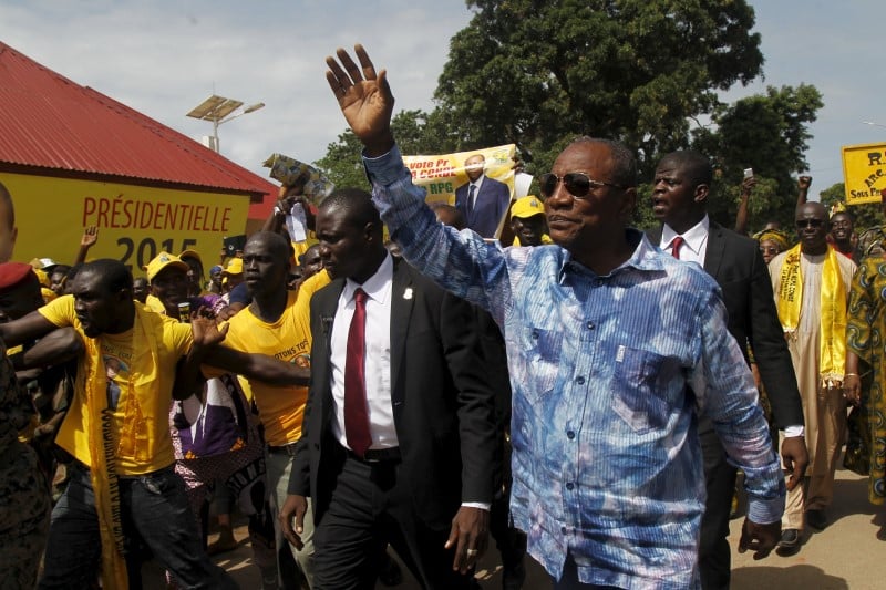 Annulation en guinee du dernier meeting electoral d'alpha conde