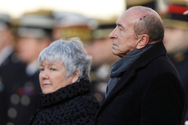 La ministre de la Cohésion des territoires Jacqueline Gourault et le maire de Lyon Gérard Collomb.