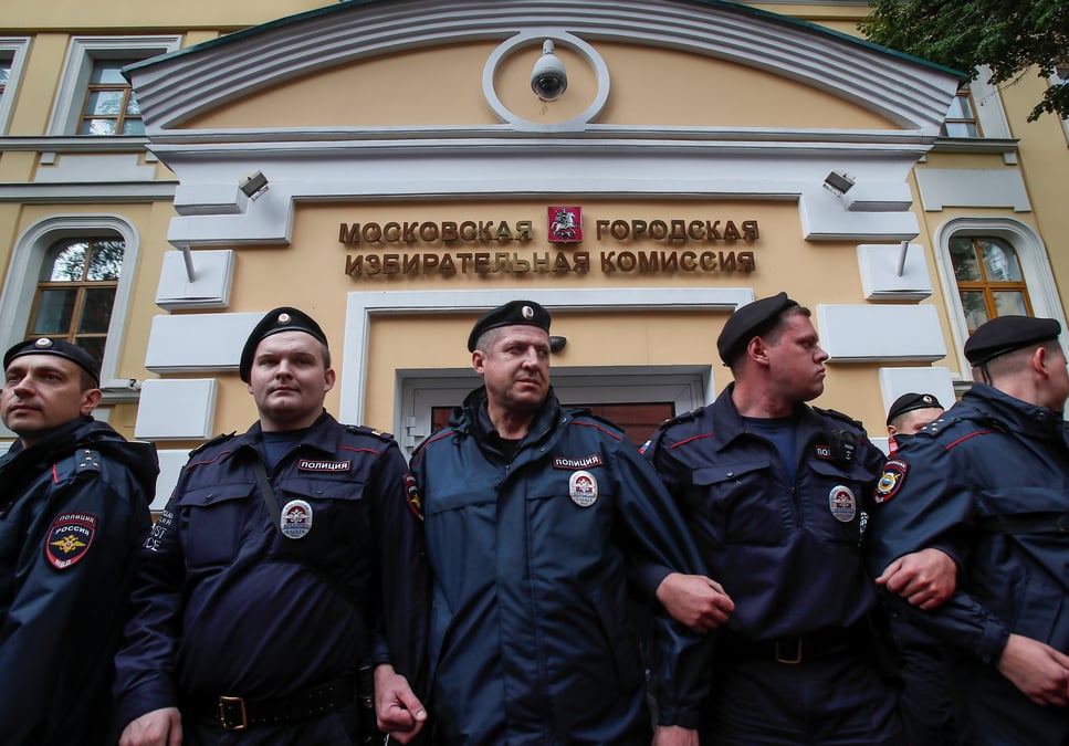 Arrestations preventives a moscou avant un rassemblement illegal