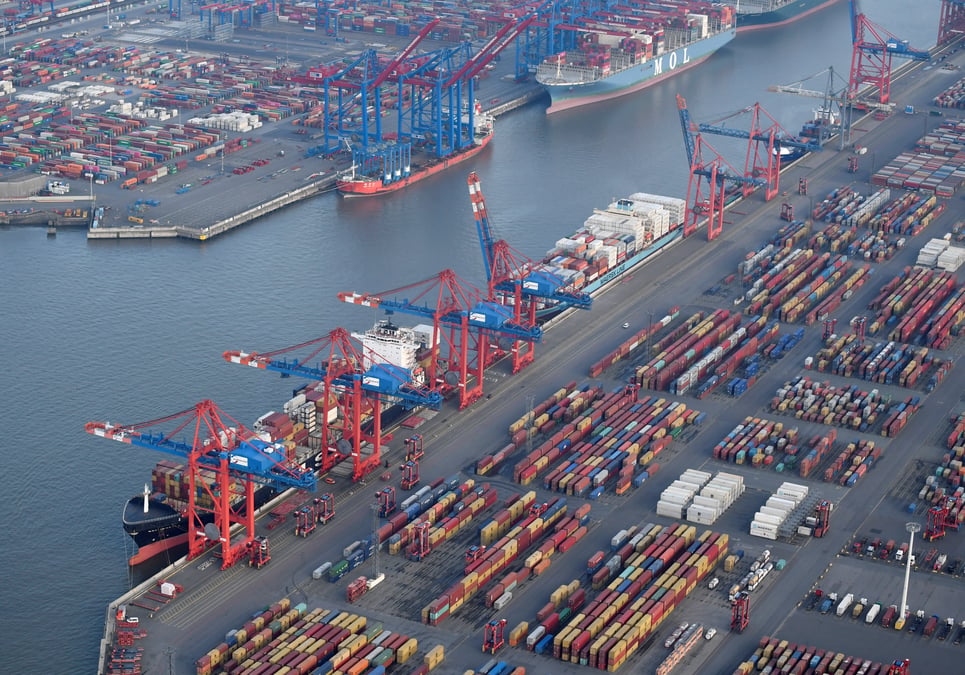 Les exportations allemandes plongent en avril