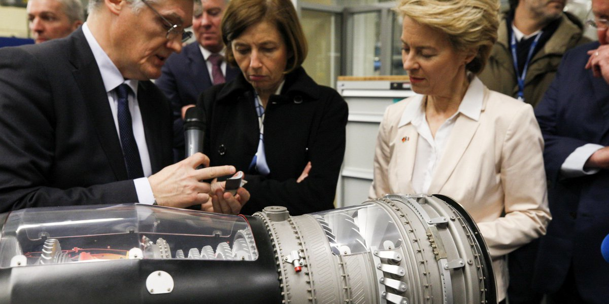 Florence Parly Ursula von der leyen