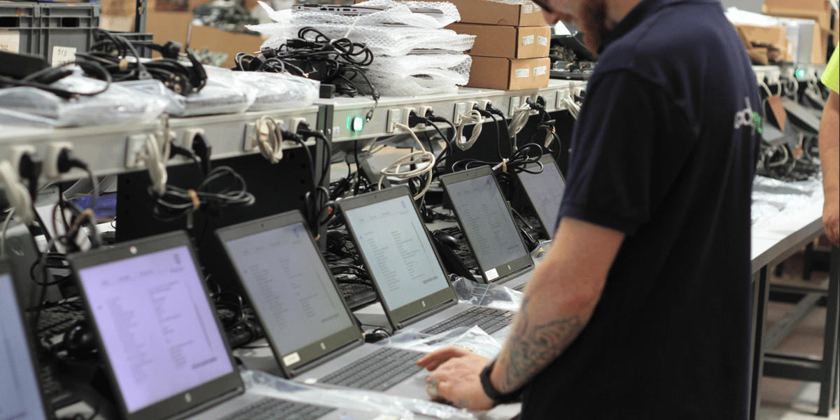 Codeo entrepôt hub reconditionnement