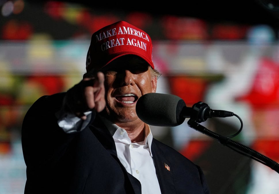 Photo d'archives : rassemblement de trump au texas