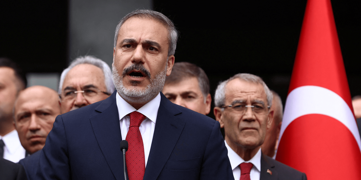 Le nouveau ministre turc des affaires etrangeres hakan fidan a ankara, en turquie