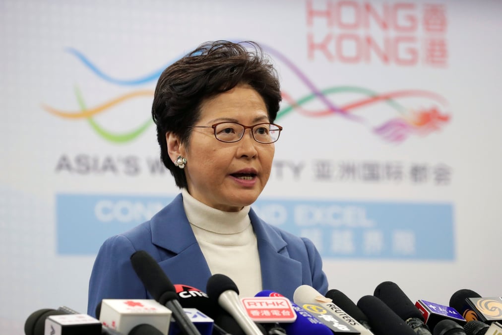 La cheffe de l'exécutif hongkongais Carrie Lam.