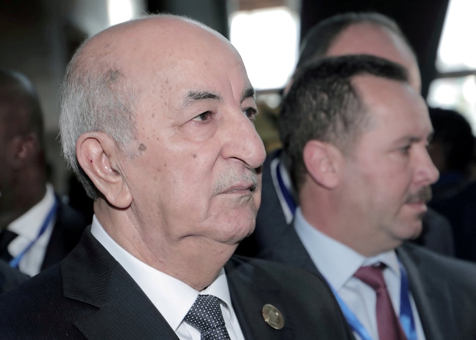 Premiere apparition du president algerien depuis son hospitalisation