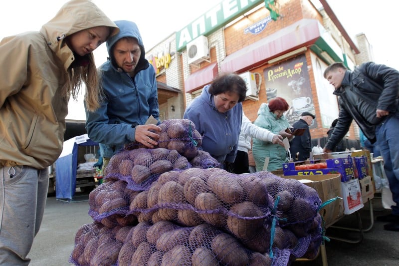 Contraction de 4,2% du pib russe en avril