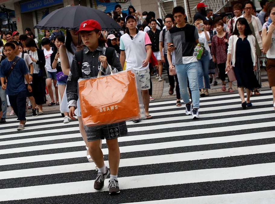 Hausse de 1,9% des ventes au detail au japon en juillet