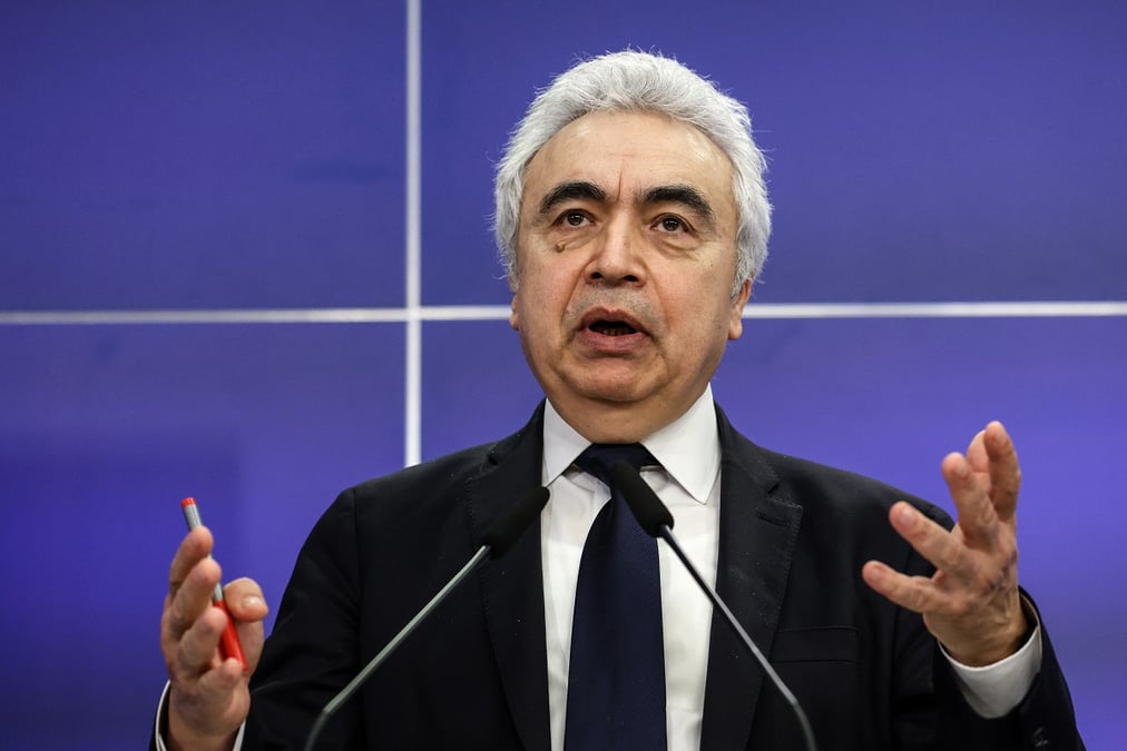 Fatih Birol, le directeur exécutif de l'Agence internationale de l'énergie, au parlement européen en mars 2023.