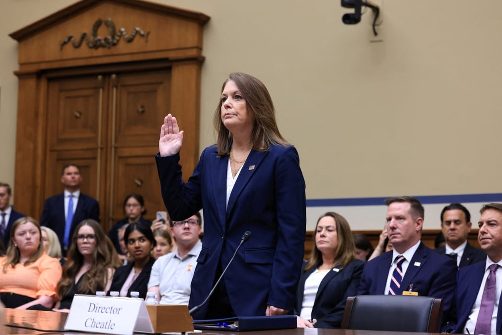 La directrice du secret service americain, kimberly cheatle