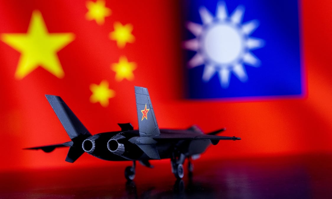 La chine dit avoir mene des "patrouilles d'alerte" pres de taiwan