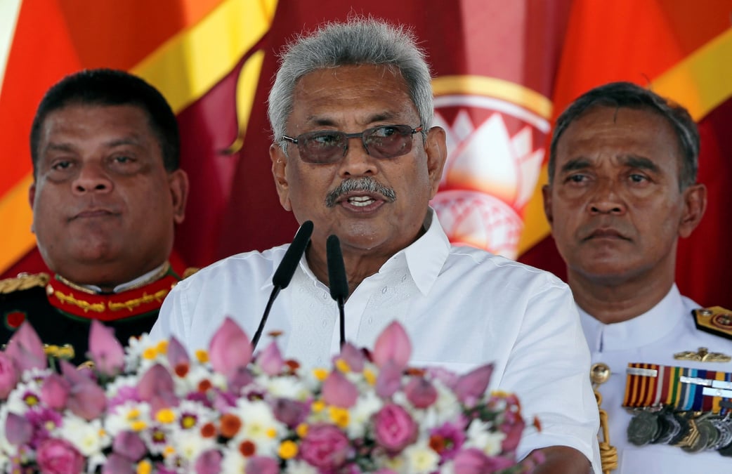 L'ex-president rajapaksa devrait rentrer au sri lanka la semaine prochaine