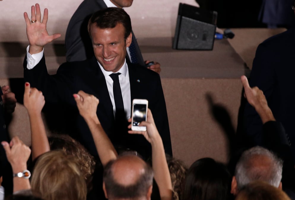 Macron souhaite renouer avec les voeux a la presse