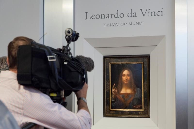 Un tableau de leonard de vinci vendu pour 450 millions de dollars