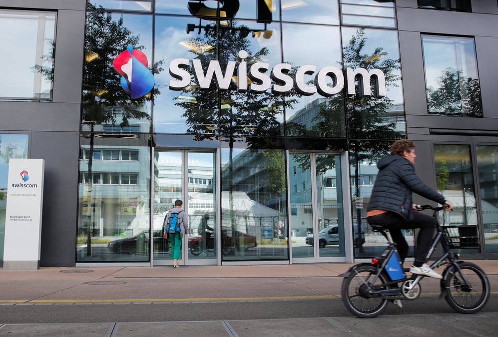 Le logo de swisscom a zurich