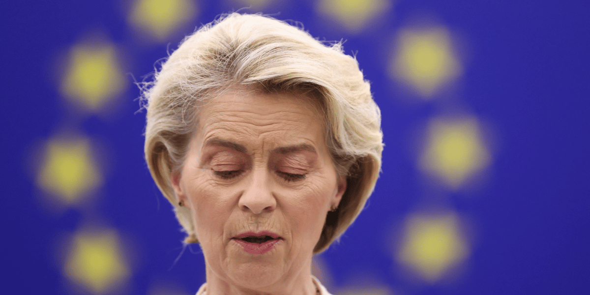 Ursula von der leyen s'adresse aux legislateurs avant le vote pour choisir le prochain president de la commission europeenne
