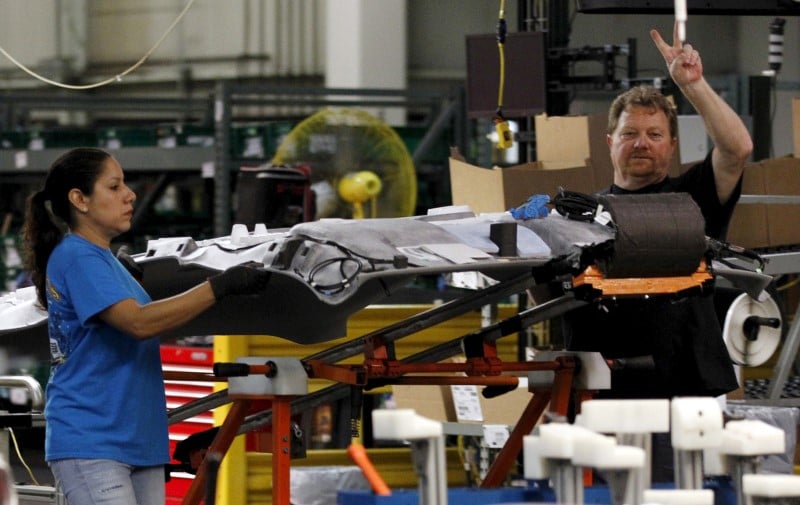 Legere hausse de la production manufacturiere aux etats-unis