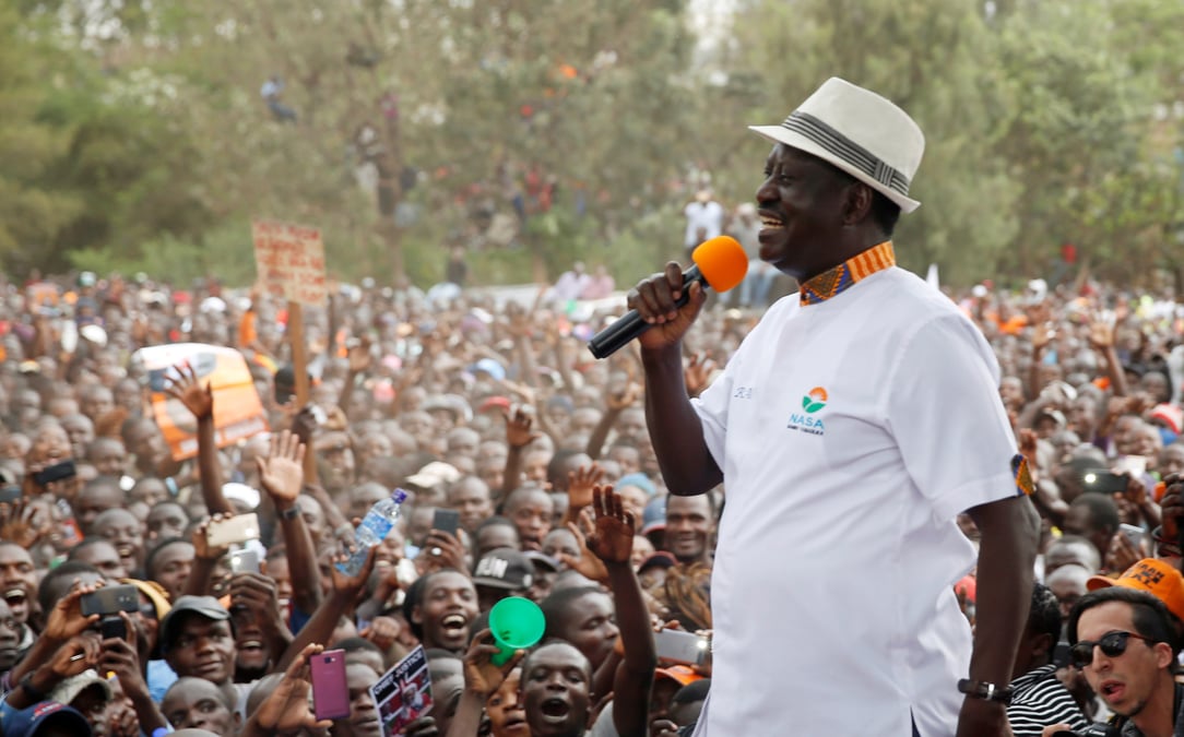 Kenya: odinga appelle a ne pas manifester le jour du scrutin