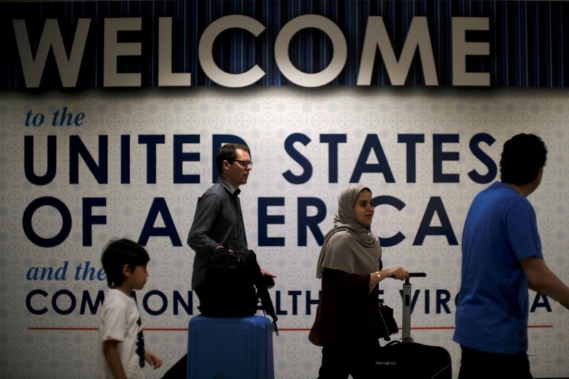 Le decret de trump sur l'immigration est entre en vigueur