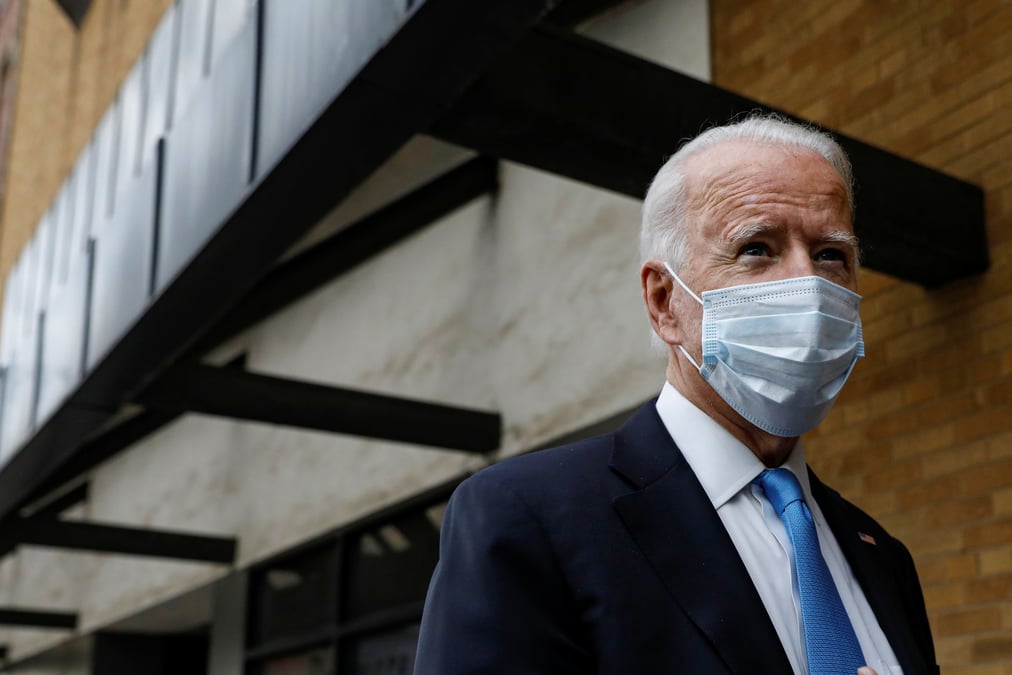Coronavirus: biden souhaite bon retablissement a trump