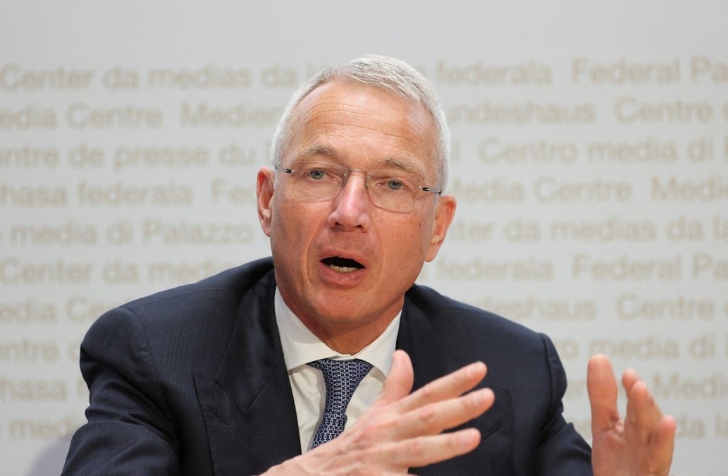 Axel lehmann, president de credit suisse, a berne