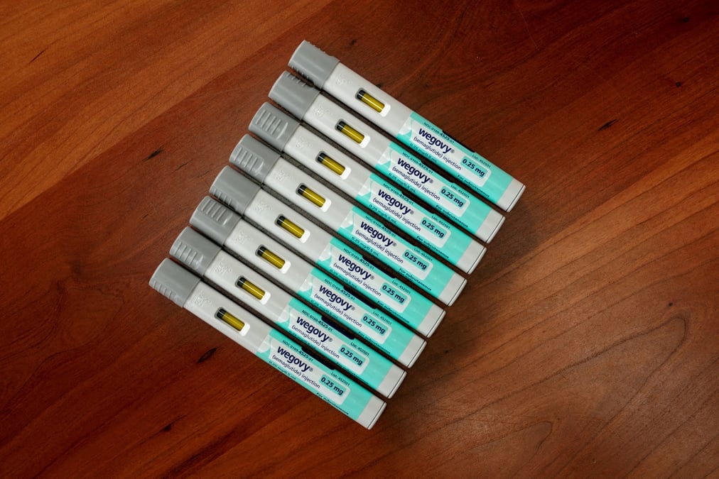Photo d'archives d'une selection de stylos injecteurs pour le medicament amaigrissant wegovy a chicago, aux etats-unis
