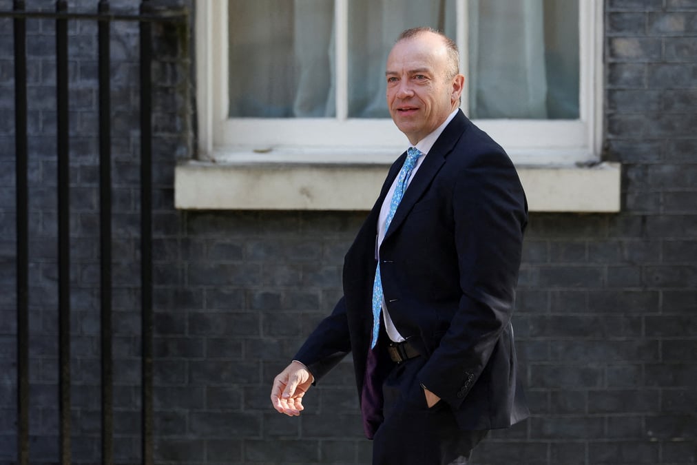 Photo d'archives du secretaire d'etat britannique pour l'irlande du nord, chris heaton-harris