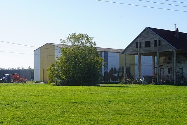 Les hangars agricoles de l’exploitation Bellefleur à Lure, anciennement ferme Chaen (Photo d’illustration)