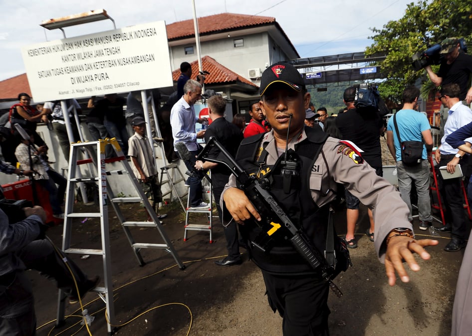 Execution imminente pour neuf condamnes a mort en indonesie
