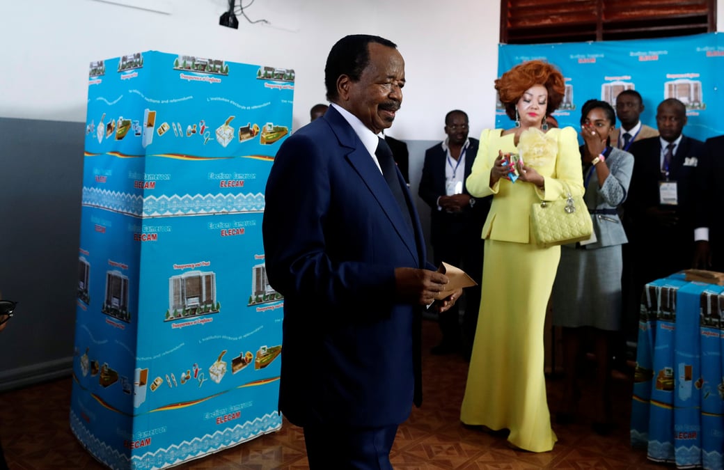 Paul biya reelu a la presidence du cameroun avec 71% des voix
