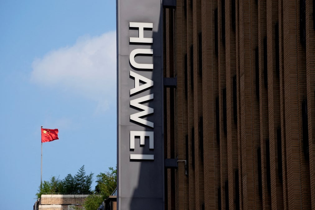 Un magasin huawei a shanghai