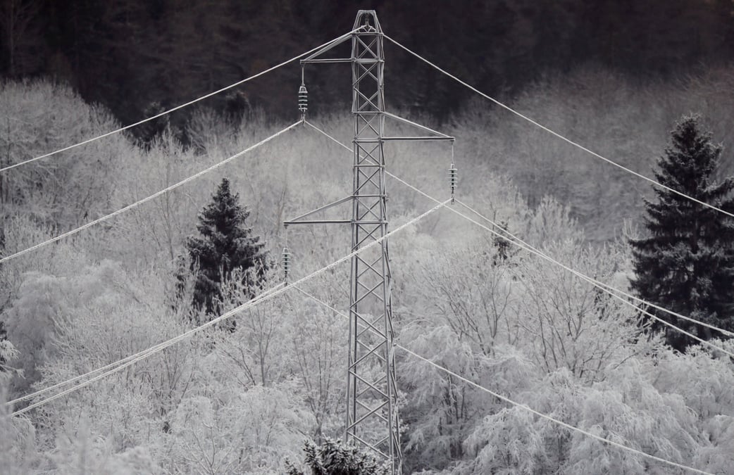EDF, 6Mo, RTE, électrique, électricité, pylone, hiver, neige, froid, intempéries, météo, fourniture, énergie