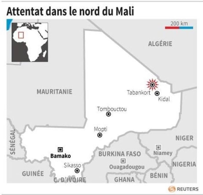 Attentat dans le nord du mali