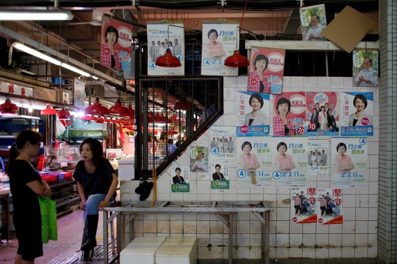 Les hongkongais appeles dans les urnes ce dimanche