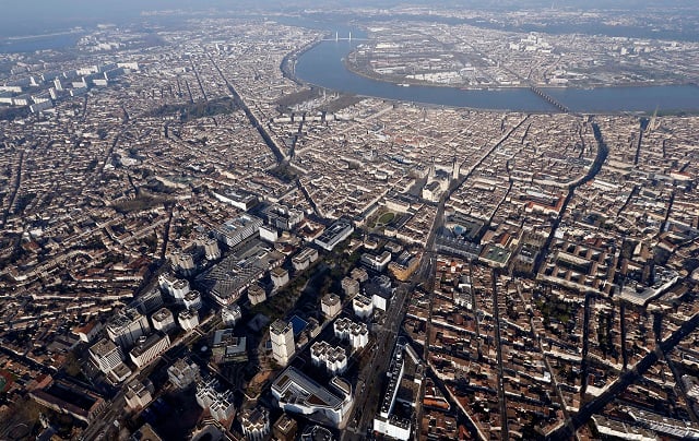 Bordeaux vue aérienne