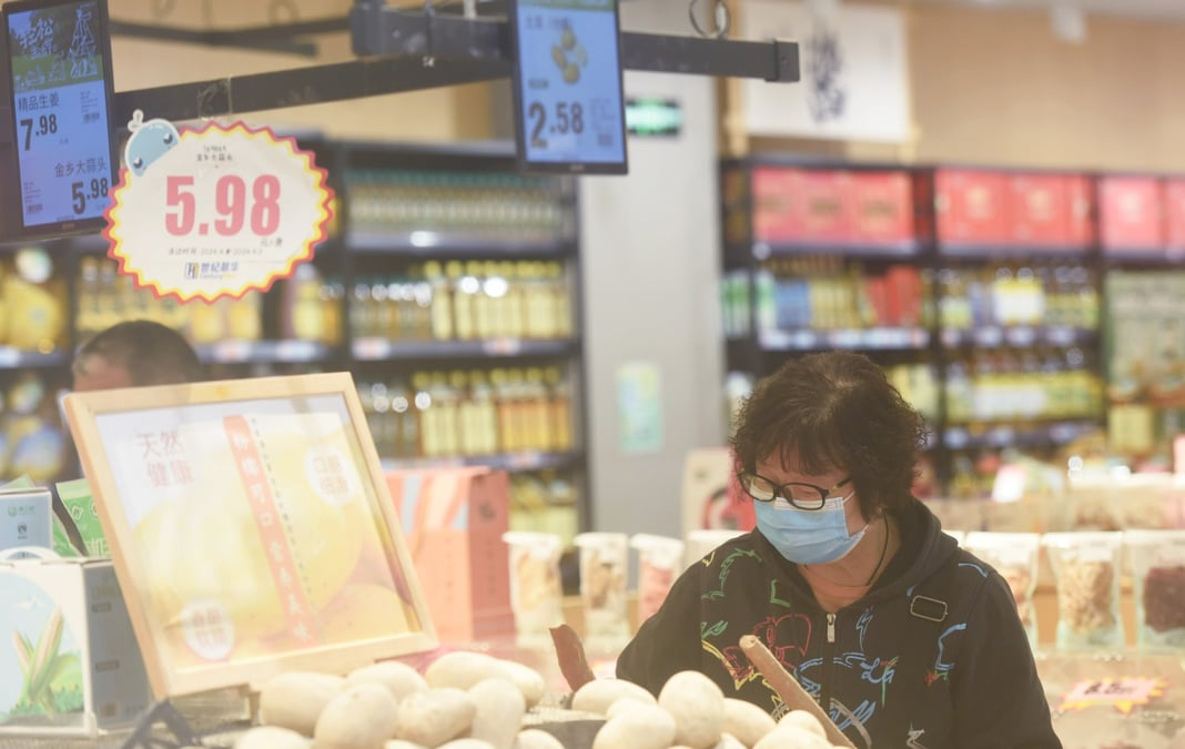 En rythme trimestriel, l'indice des prix à la consommation a reculé de 1% en mars.