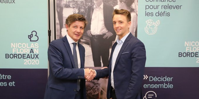 Nicolas Pereira a fait soumis un pacte "Bordeaux durable" aux candidats à l'élection municipale. Seul Nicolas Florian, le maire sortant, l'a ratifié à 100 %.