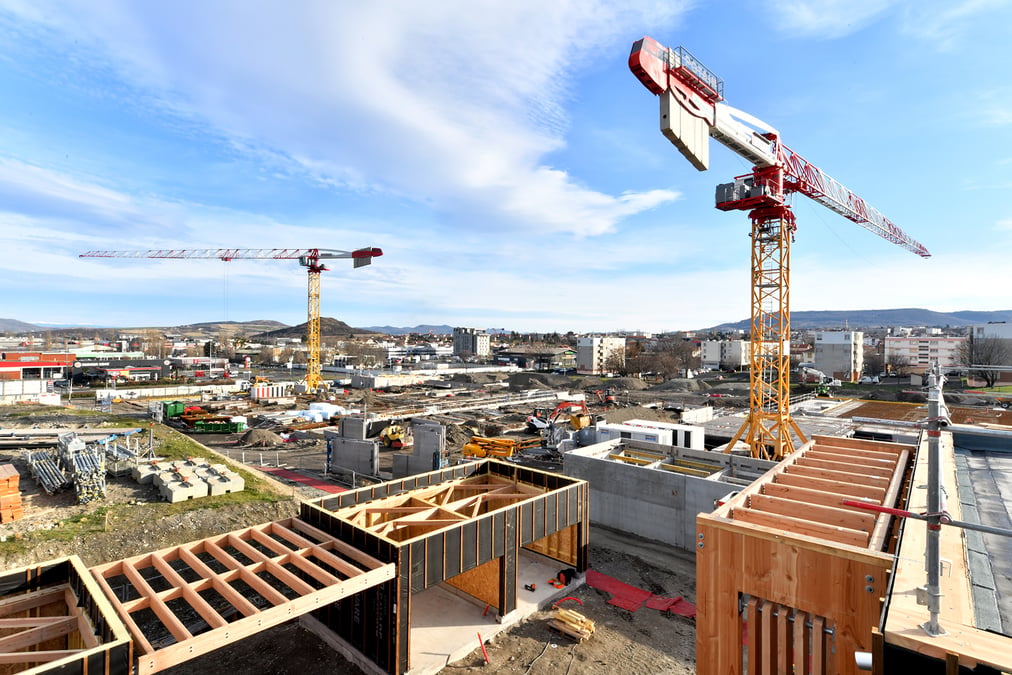 Eiffage, lycée en paille, Clermont-Ferrand