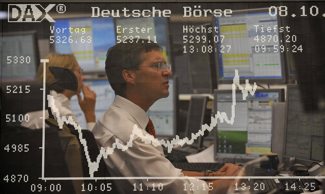 Les bourses europeennes en nette baisse