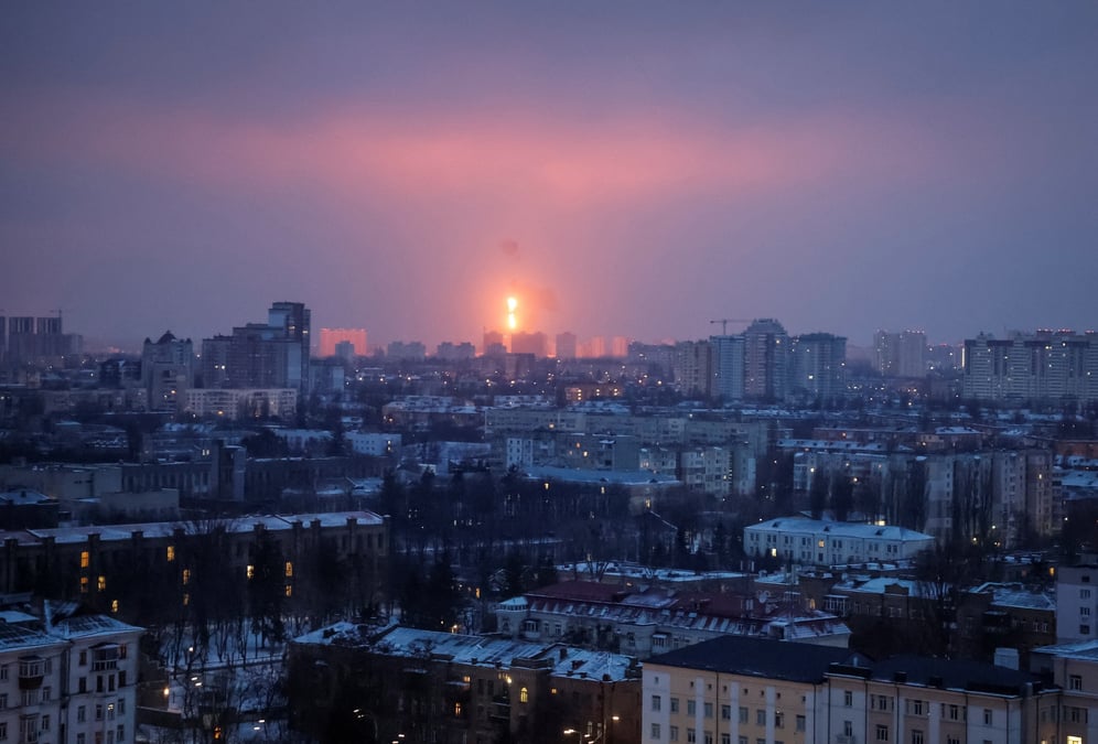 Attaque de missiles russes a kiev