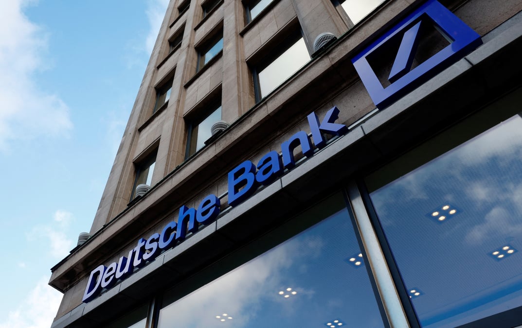 Le logo de la deutsche bank a bruxelles