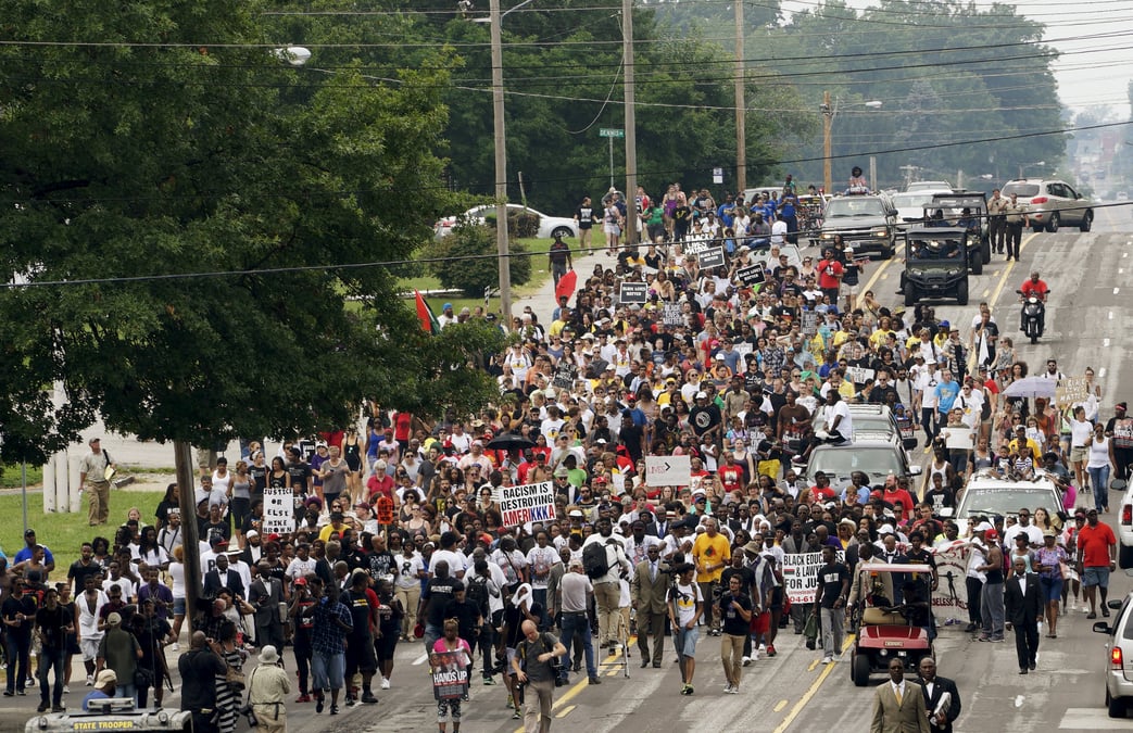 Un an apres, ferguson commemore la mort de michael brown