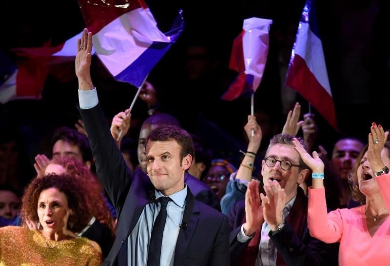 Macron monte a 23%, selon le sondage opinionway-orpi